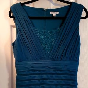 Cocktail dress deep teal